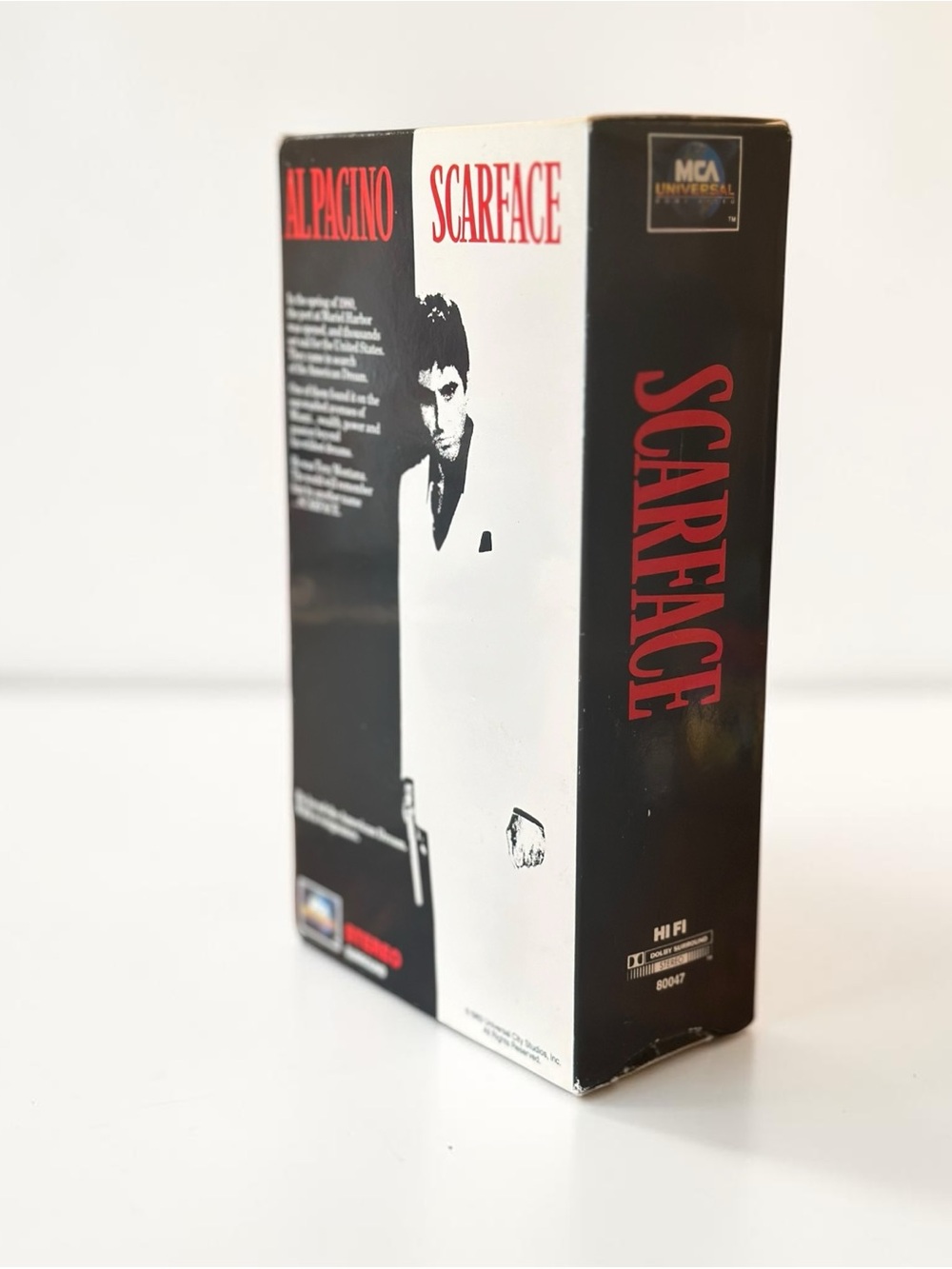 Scarface VHS 1990 2 Tape Set Tony Montana 80s